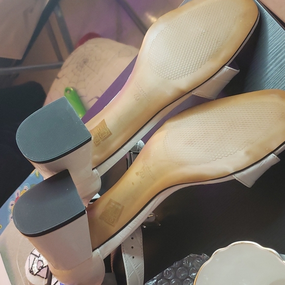 🍓 L'intervalle White Croco Sandals 🍓 - Picture 6 of 7